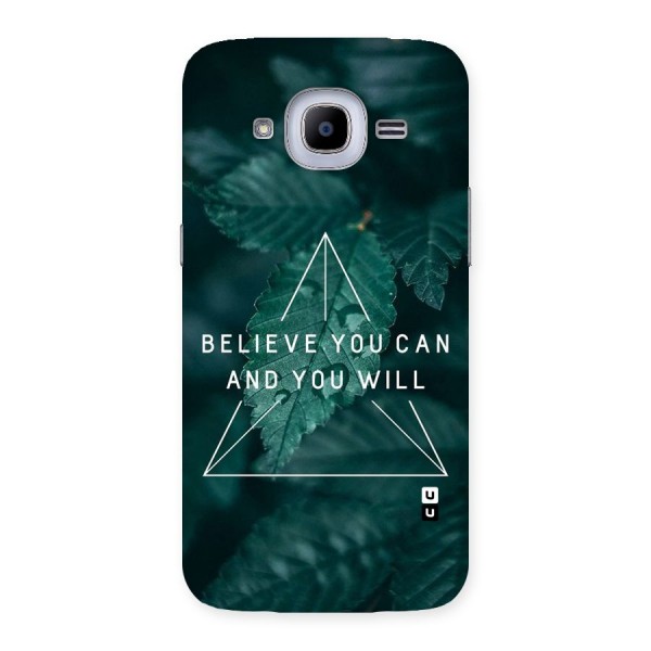 Believe You Can Motivation Back Case for Samsung Galaxy J2 2016